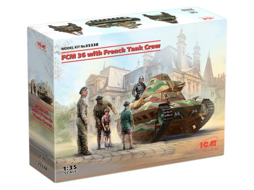 Go to product ICM 35338 - 1:35 FCM 36 with French Tank Crew