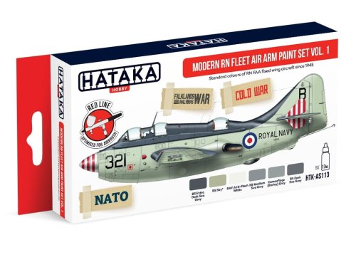 Go to product HATAKA AS113 - Modern RN Fleet Air Arm vol. 1 paint set