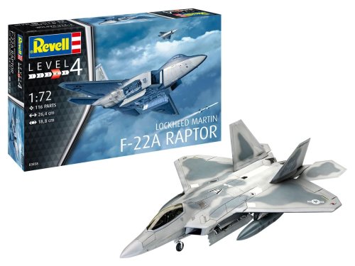 Go to product REVELL 03858 - 1:72 Lockheed Martin F-22A Raptor