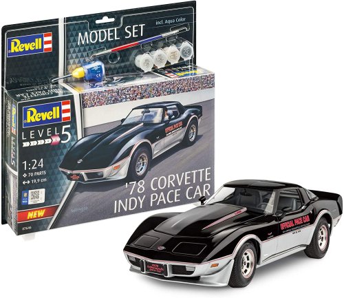 Go to product REVELL 67646 - 1:24 1978 Corvette Indy Pace Car - Model Set