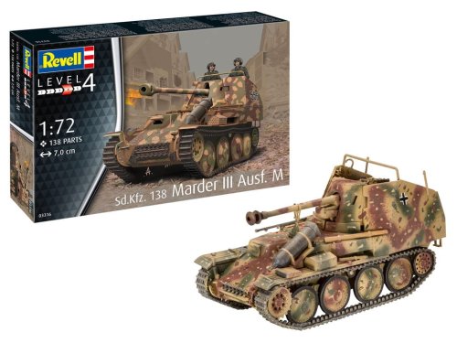 Go to product REVELL 03316 - 1:72 Sd.Kfz. 138 Marder III Ausf. M