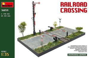 MINIART 36059 - 1:35 Railroad Crossing