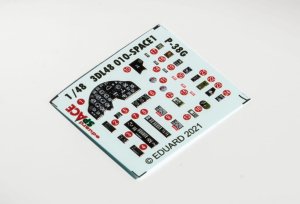 EDUARD 3DL48010 - 1:48 P-38G - Space 3D Decals + PE