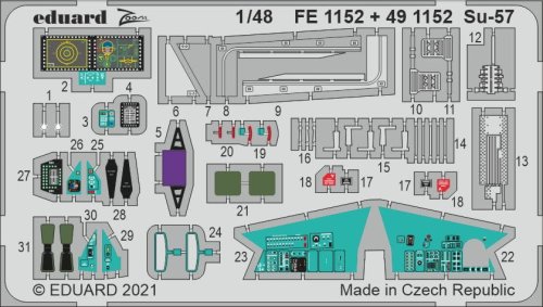 Go to product EDUARD FE1152 - 1:48 Su-57 1/48