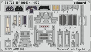 EDUARD 73736 - 1:72 Bf 109E-4