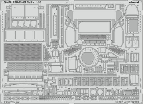 Go to product EDUARD 36460 - 1:35 ZSU-23-4M Shilka