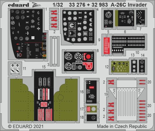 Go to product EDUARD 33276 - 1:32 A-26C Invader