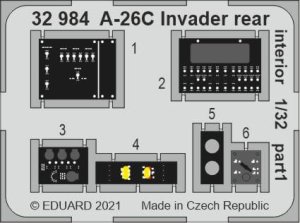 EDUARD 32984 - 1:32 A-26C Invader rear interior