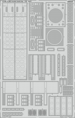 Go to product EDUARD 32463 - 1:32 A-26C Invader bomb bay