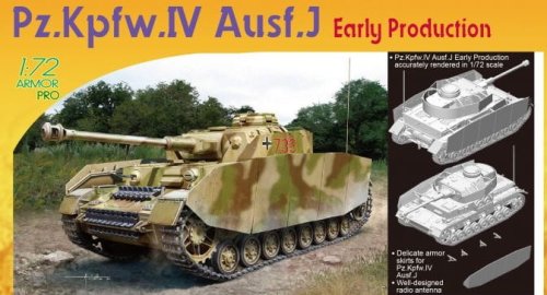 Go to product DRAGON 7409 - 1:72 Pz.Kpfw.IV Ausf.J Early Production