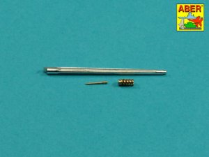 Aber 35L-292 - 1:35 25mm M242 Bushmaster fluted type and 7,62mm M240 MG metal gun barrels for M2A3 Bradley or LAV 255