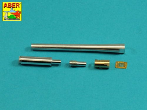 Go to product Aber 35L-284 - 1:35 90mm M-36 metal gun barrel with cyllindrical muzzle brake for M47 Patton without mantlet cover