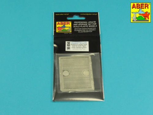 Go to product ABER 16056 - 1:16 Aditional smaller mesh used on Tiger I Ausf.E under standard grilles