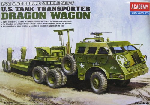Go to product ACADEMY 13409 - 1:72 U.S. Tank Transporter Dragon Wagon