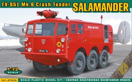 Go to product ACE 72434 - 1:72 FV-651 Salamander Mk.6 Crash Tender