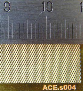 ACE s004 - Slanting Wattled net - cell 1,0x0,5mm
