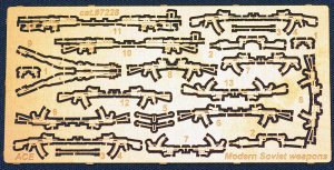 ACE PE7228 - 1:72 Modern Soviet/Russian hand weapons