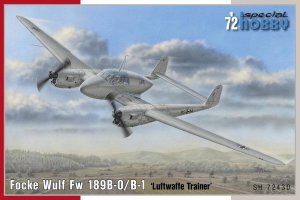 SPECIAL HOBBY 72430 - 1:72 Focke Wulf Fw 189B-0/B-1 Luftwaffe Trainer