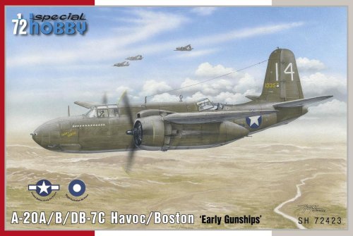Go to product SPECIAL HOBBY 72423 - 1:72 A-20B/C Havoc Gunships