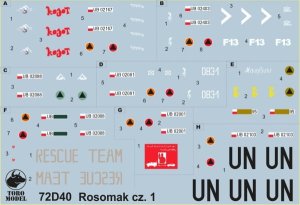 TORO MODEL 72D40 - 1:72 Polish APC Rosomak - vol.1