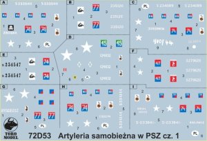 TORO MODEL 72D53 - 1:72  Self-propelled artillery vehicles in Polish service 1943-1946