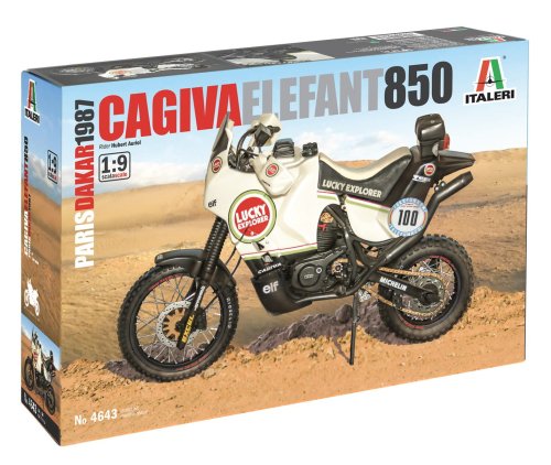 Go to product ITALERI 4643 - 1:9 Cagiva Elefant 850 Paris Dakar 1987