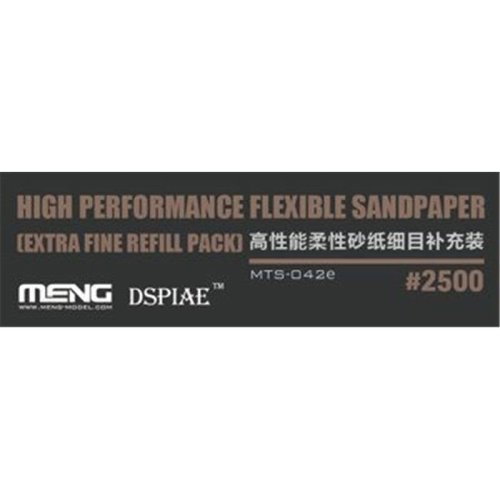 Go to product MENG MODEL MTS042E - HP Flexible Sandpaper foam blocks - grit: # 2500