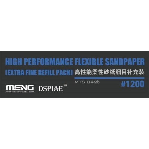 Go to product MENG MODEL MTS042B - HP Flexible Sandpaper foam blocks - grit: # 1200