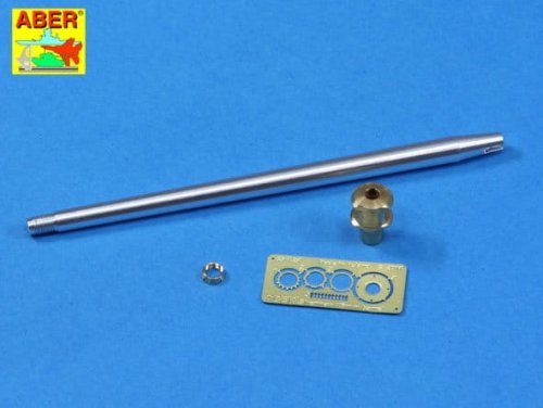 Go to product Aber 35L-186 - 1:35 76mm M1A2 metal gun barrel with muzzle brake for Sherman M4A3E8 tank