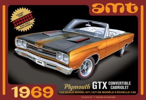 AMT 1137 - 1:25 1969 Plymouth GTX Convertible Cabriolet