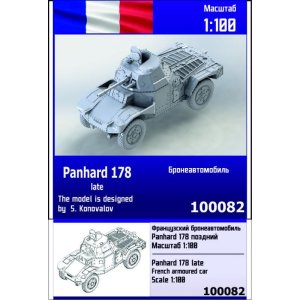 ZEBRANO Z100-082 - 1:100 Panhard 178 late
