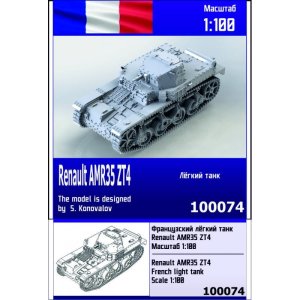 ZEBRANO Z100-074 - 1:100 Renault AMR35 ZT4