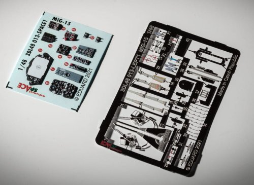 Go to product EDUARD 3DL48013 - 1:48 MiG-15 - Space 3D Decals + PE