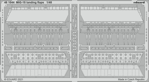 Go to product EDUARD 481044 - 1:48 MiG-15 landing flaps