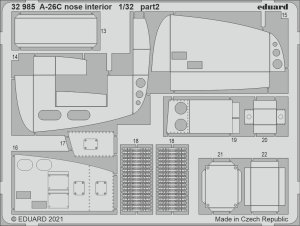 EDUARD 32985 - 1:32 A-26C nose interior