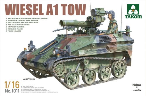 Go to product TAKOM 1011 - 1:16 Wiesel A1 TOW