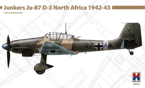 Go to product HOBBY 2000 48003 - 1:48 Junkers Ju-87 D-3 North Africa 1942-43