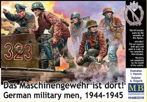 MASTER BOX 35218 - 1:35 German military men 1944-1945 Das Maschinengewehr ist dort!