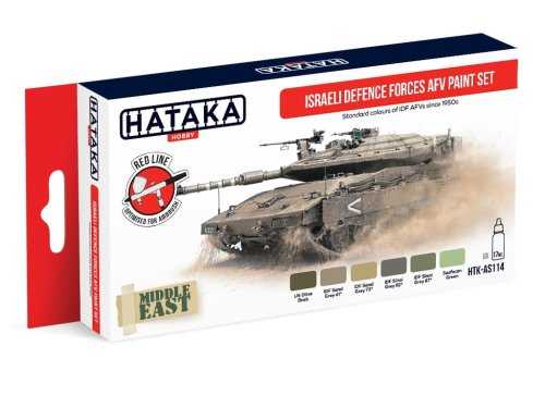 Go to product HATAKA AS114 - Israeli Defence Forces AFV paint set