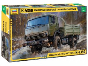 ZVEZDA 3692 - 1:35 K-4350 Russian 2-Axle Military Truck