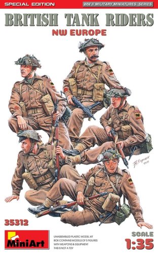 Go to product MINIART 35312 - 1:35 British Tank Riders NW Europe - Special Edition