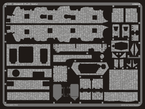 Go to product EDUARD 35547 - 1:35 Zimmerit Pz.IV Ausf.J