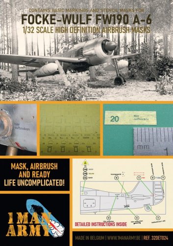 Go to product 1 MAN ARMY 32DET024 - 1:32 Focke-Wulf FW190 A-6