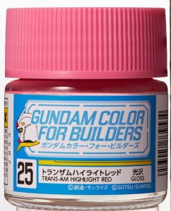 Mr.Hobby UG25 - Trans-Am Red Highlight Red Gloss 10 ml