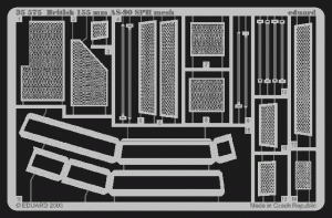 EDUARD 35575 - 1:35 British 155mm AS-90 SPH mesh