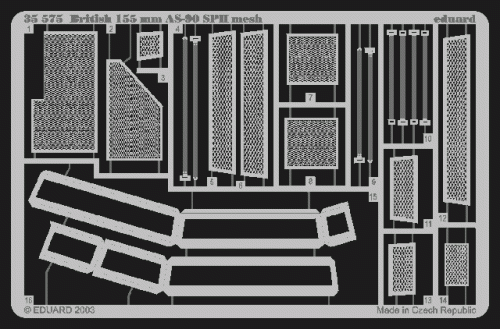 Go to product EDUARD 35575 - 1:35 British 155mm AS-90 SPH mesh