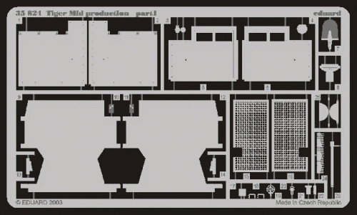 Go to product EDUARD 35624 - 1:35 Tiger I Mid. Production