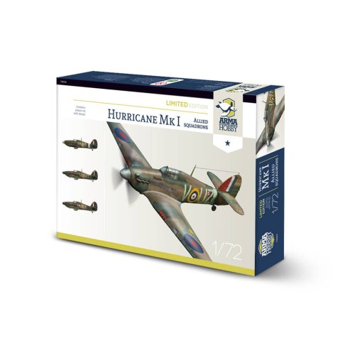 Go to product ARMA HOBBY 70024 - 1:72 Hurricane Mk I Allied Squadrons - Limited Edition