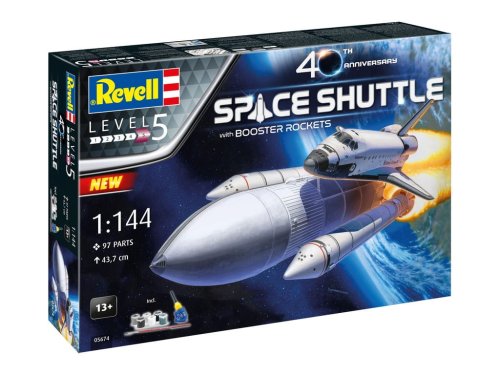 Go to product REVELL 05674 - 1:144 Space Shuttle with Booster Rockets - 40th Anniversary