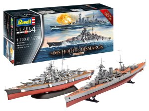 REVELL 05174 - 1:700 & 1:720 HMS Hood vs Bismarck - 80th Anniversary